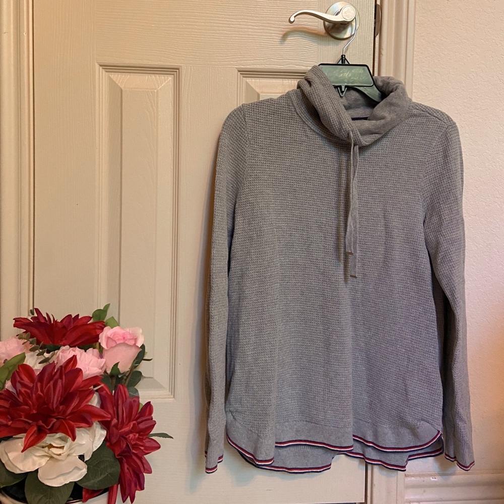 Tommy Hilfiger Gray cowl neck sweater
